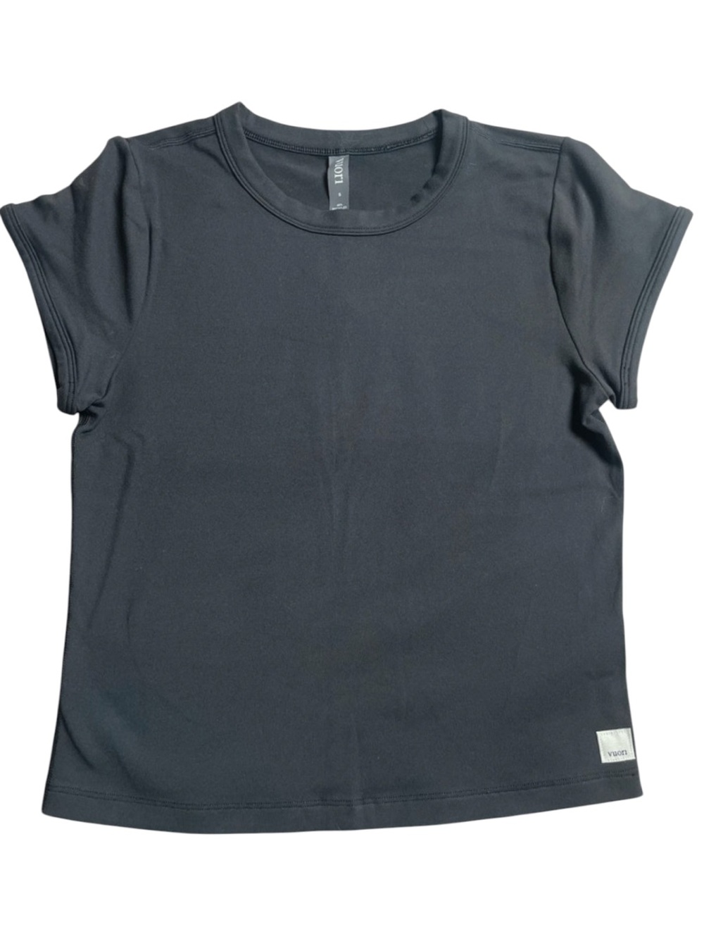Vuori Women’s Size S Black Performance Short Sleeve Athletic Top